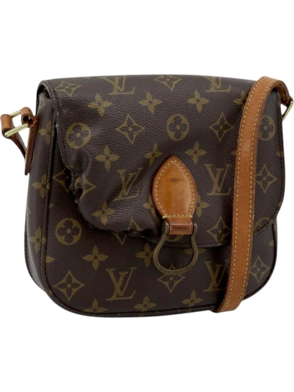 LOUIS VUITTON Monogram Saint Cloud MM Shoulder Bag M51243